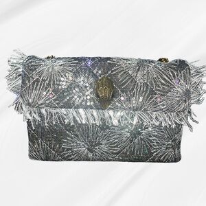 NWT! Kurt Geiger London Medium Kensington Sequin Fringe Cross Body